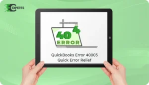 QuickBooks Error 40003
