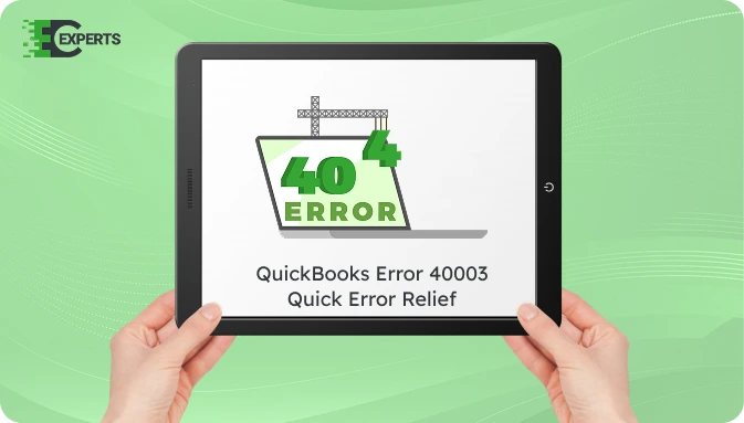 QuickBooks Error 40003