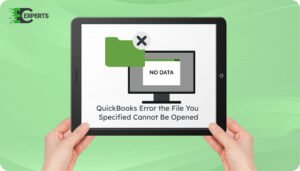 QuickBooks Error the File You Specified Cannot Be Opened